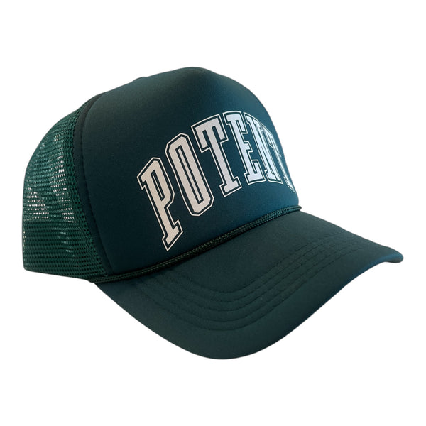 Potent Trucker Hat - Green / White