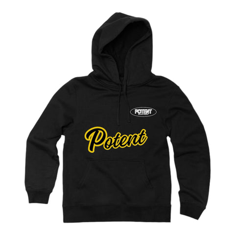 Potent Alumni Hoodie - Black / Gold
