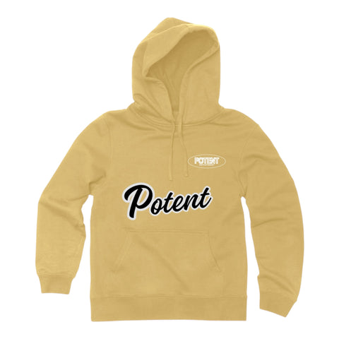 Potent Alumni Hoodie - Tan / Black / White