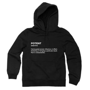Definition Of Potent Hoodie - Black / White