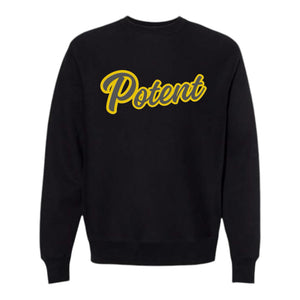 Potent Alumni Sweater - Black / Grey / Gold