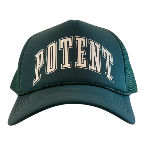 Potent Trucker Hat - Green / White