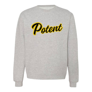 Potent Alumni Sweater - Grey / Black / Gold
