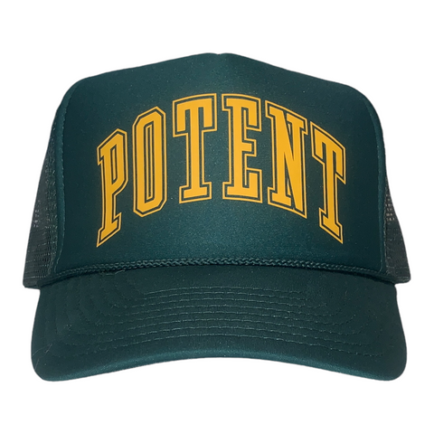 Potent Trucker Hat - Green / Yellow